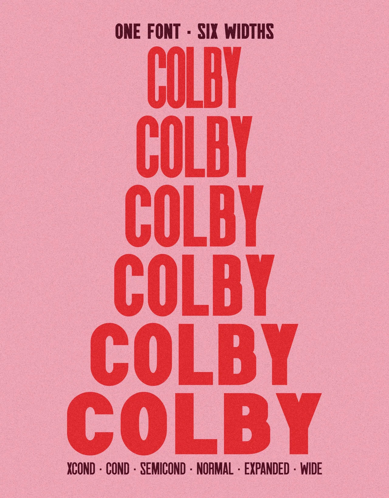 Colby Gothic specimen