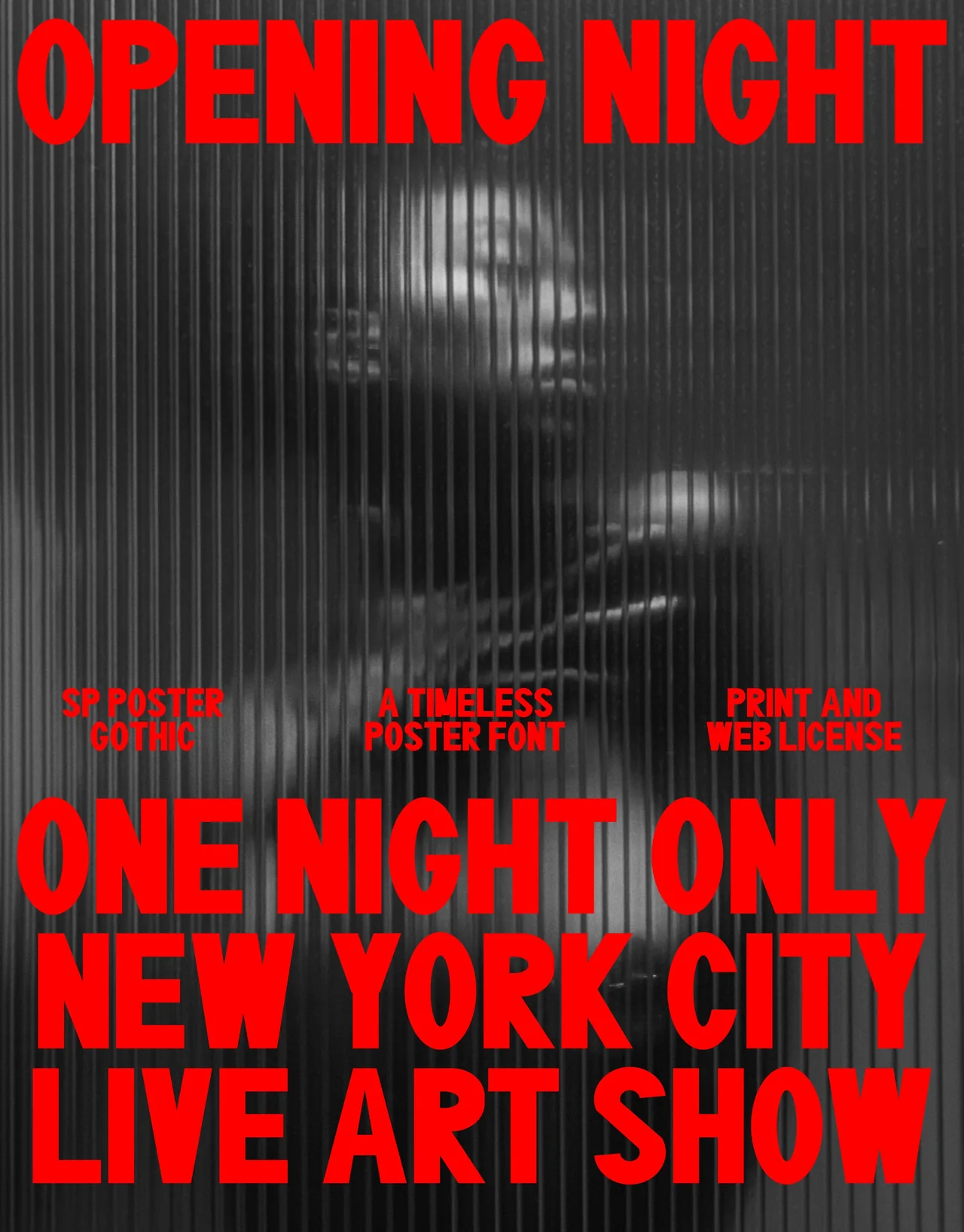 SP Poster Gothic specimen