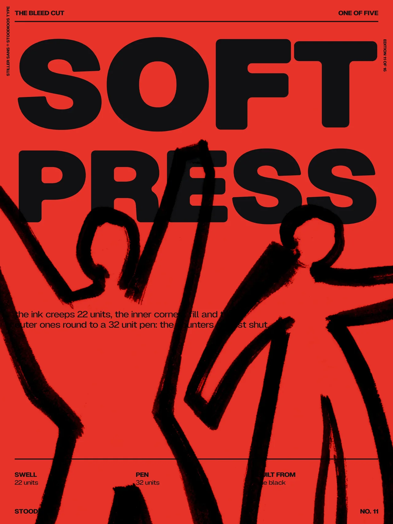 Stiller Sans specimen